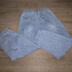 Forever 21 Denim Cargo Pants